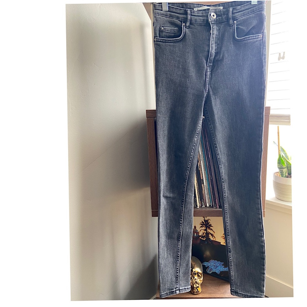 Dark Rinse Denim Skinny Jeans